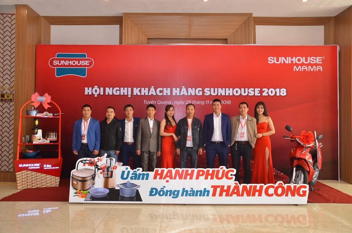 SUNHOUSE tổ chức thành công hội nghị khách hàng 2018 tại Hà Nam, Vĩnh Phúc và Tuyên Quang – Sẵn sàng tâm thế chinh phục với nhãn hàng mới SUNHOUSE MAMA 005