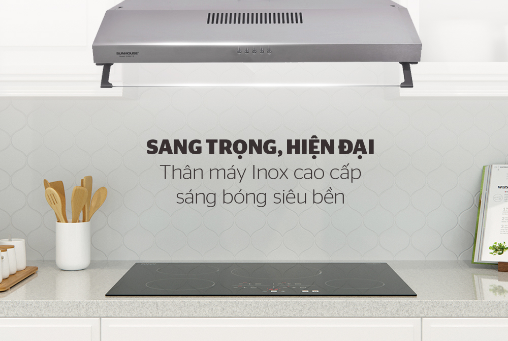Hút mùi kính thắng