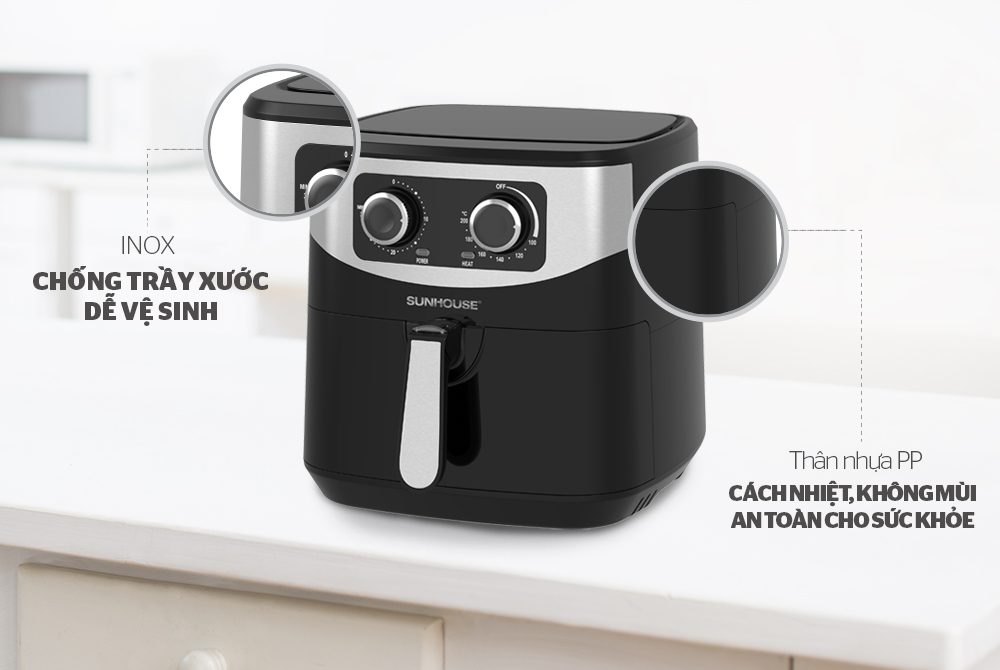 Nồi được làm từ nhựa PP, inox siêu bền, chống trầy xước và cách nhiệt cực tốt, bề ngoài sáng bóng dễ dàng cho việc vệ sinh, lau chùi 