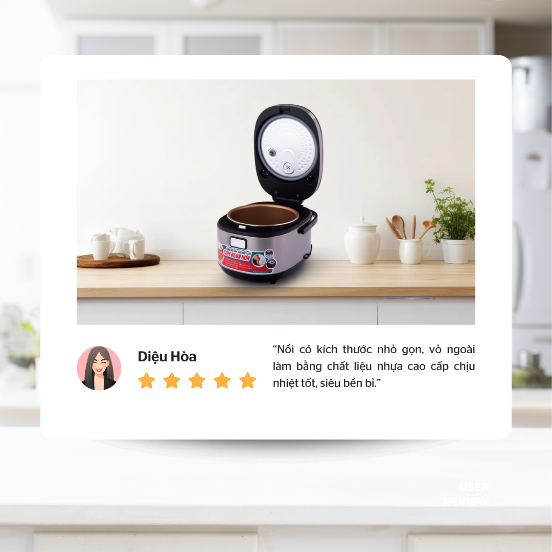 Bạn Diệu Hòa đánh giá cao thiết kế nhỏ gọn của sản phẩm
