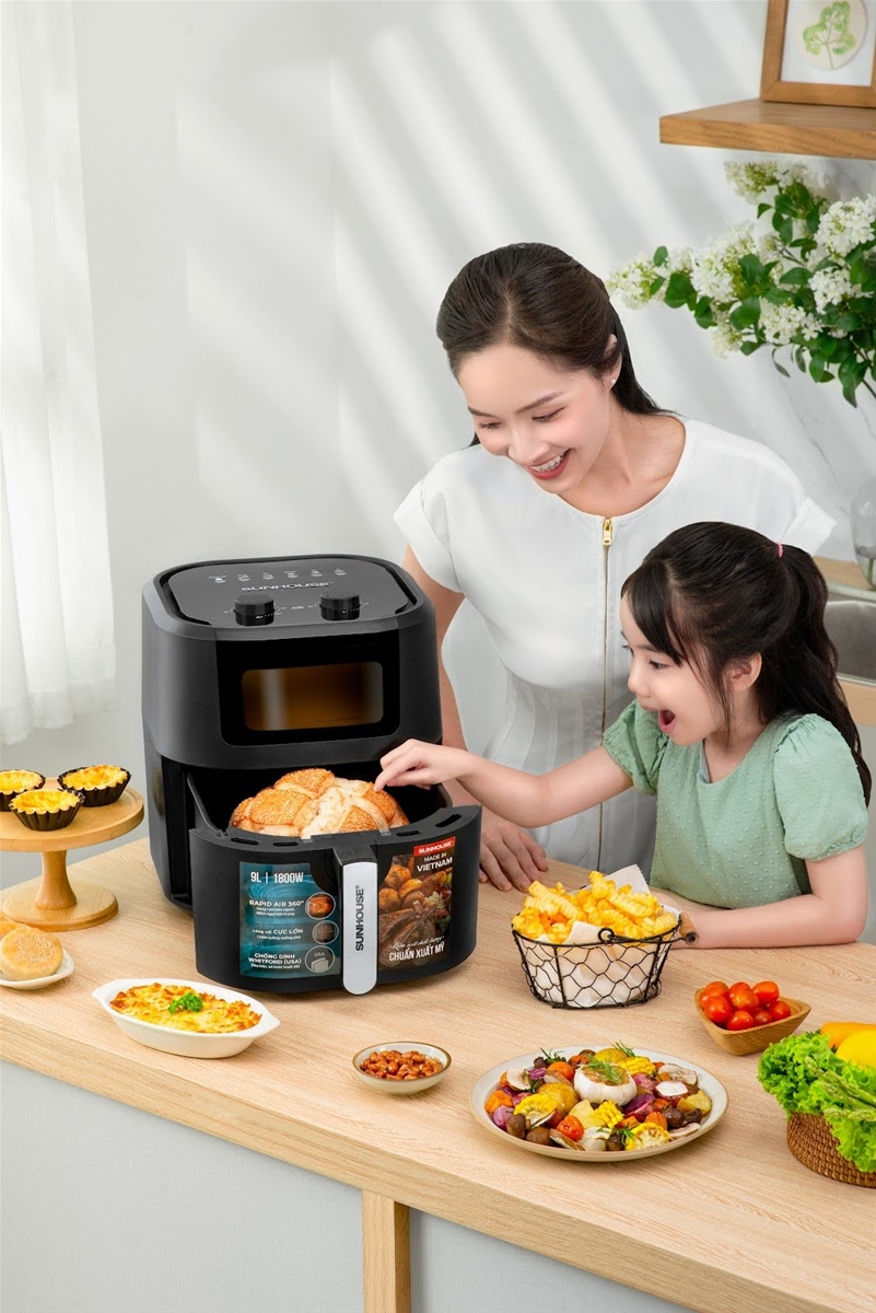 SHD4036 là sản phẩm nồi chiên đầu tiên và duy nhất được sản xuất hoàn toàn tại Việt Nam