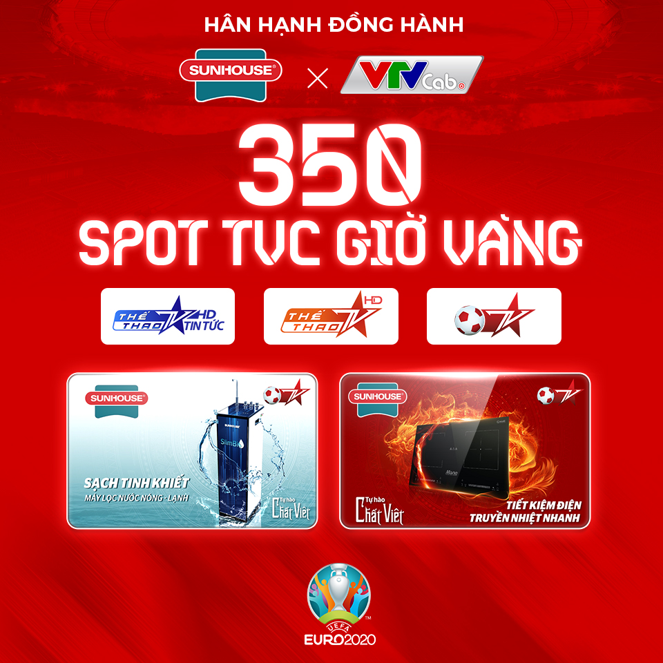 SUNHOUSE CHUNG NHỊP BÓNG ĐÁ, CHÍNH THỨC TÀI TRỢ TRỌN GÓI MÙA GIẢI EURO2020 3