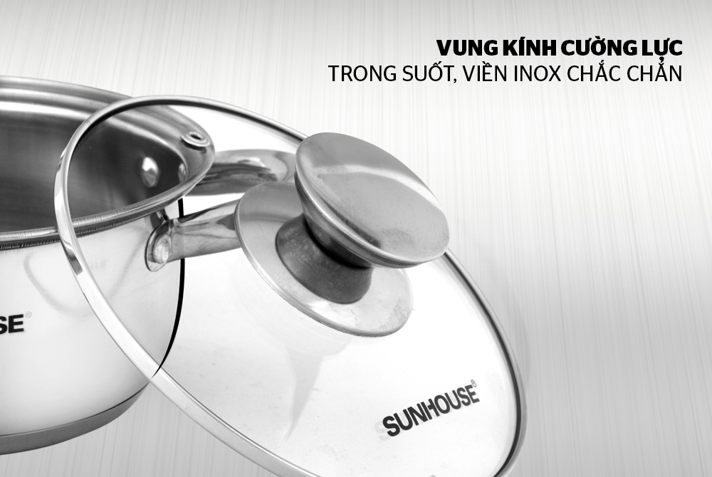 Nồi inox 3 đáy SUNHOUSE SH22116 005