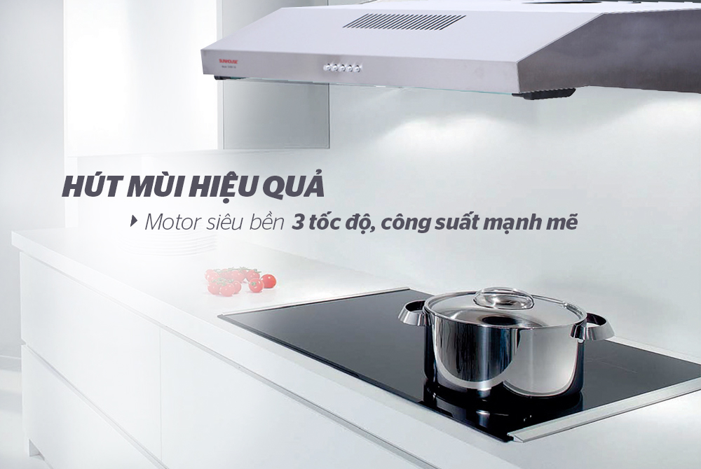Máy hút mùi vở inox