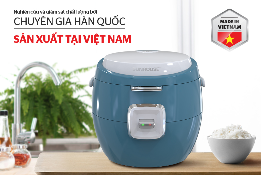 NỒI CƠM ĐIỆN 1.8L SUNHOUSE SHD8662 1