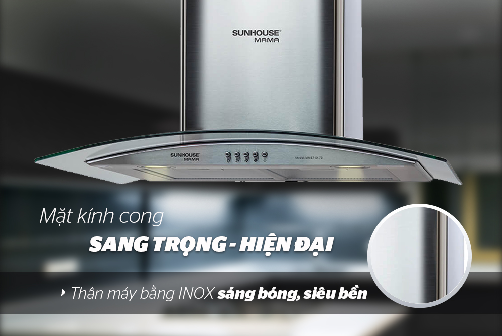 Bề mặt kính cong trong