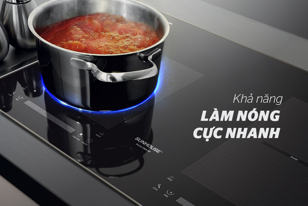 Bếp điện từ công suất lớn