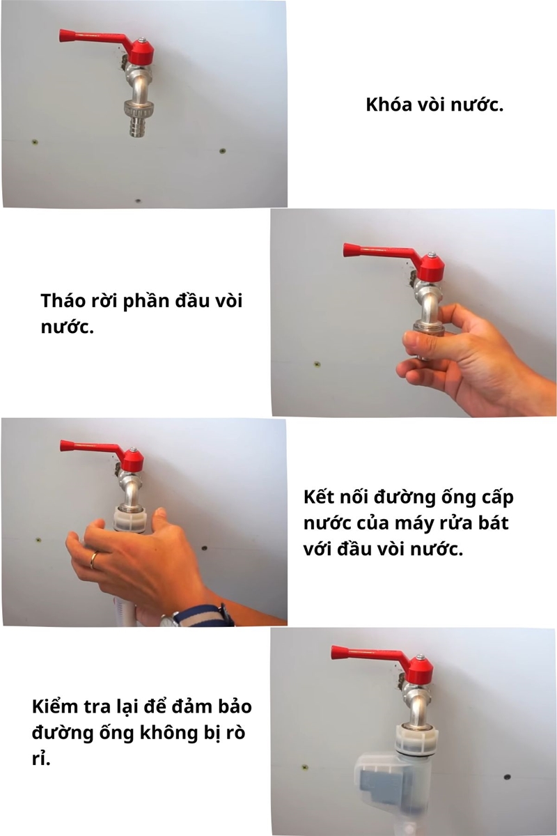 Các bước lắp đặt đường ống cấp nước