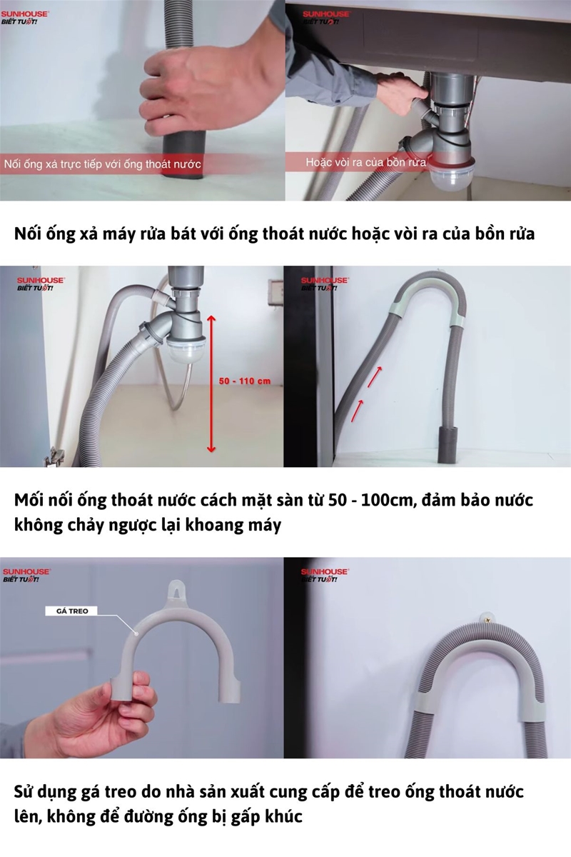 Các bước lắp đặt đường ống thoát nước