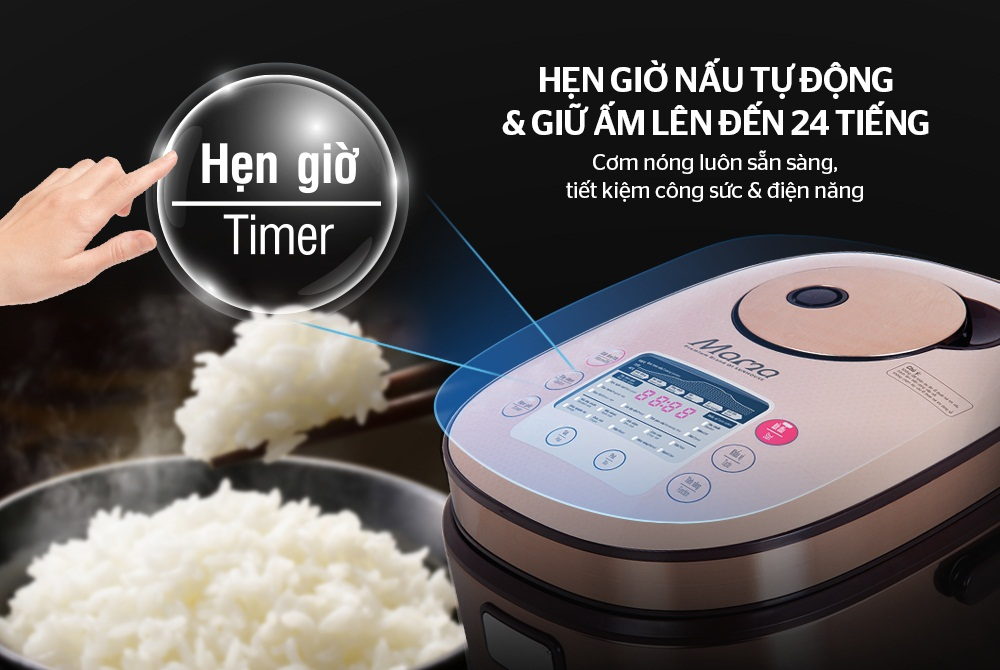 Cài đặt hẹn giờ