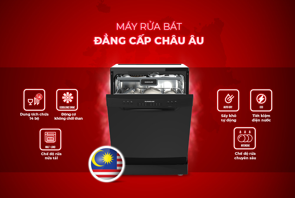 Chọn máy rửa bát của thương hiệu uy tín