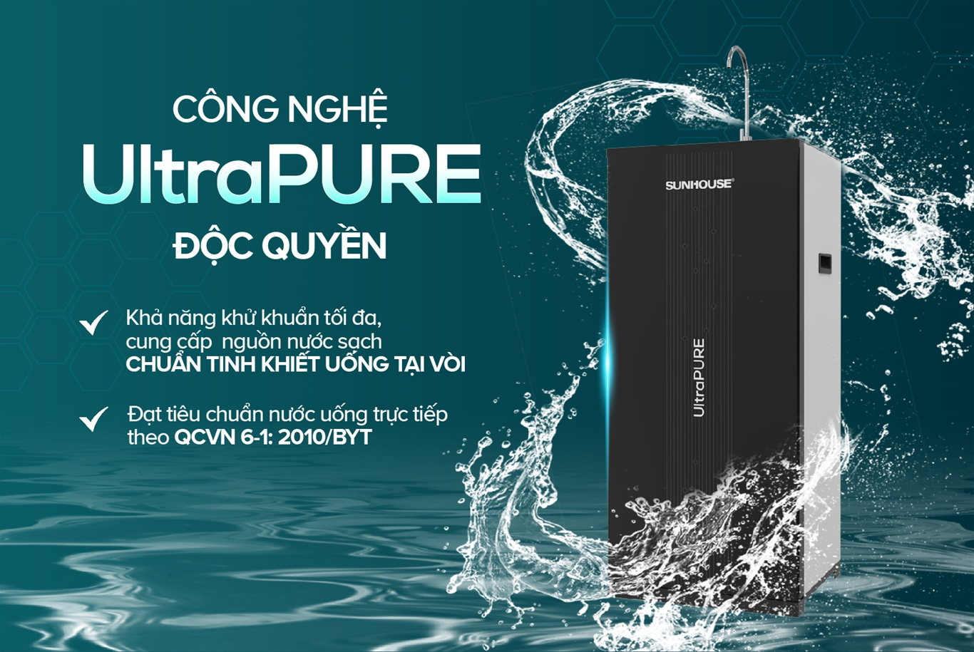 Kinh nghiệm mua máy lọc nước: Máy sở hữu công nghệ UltraPURE