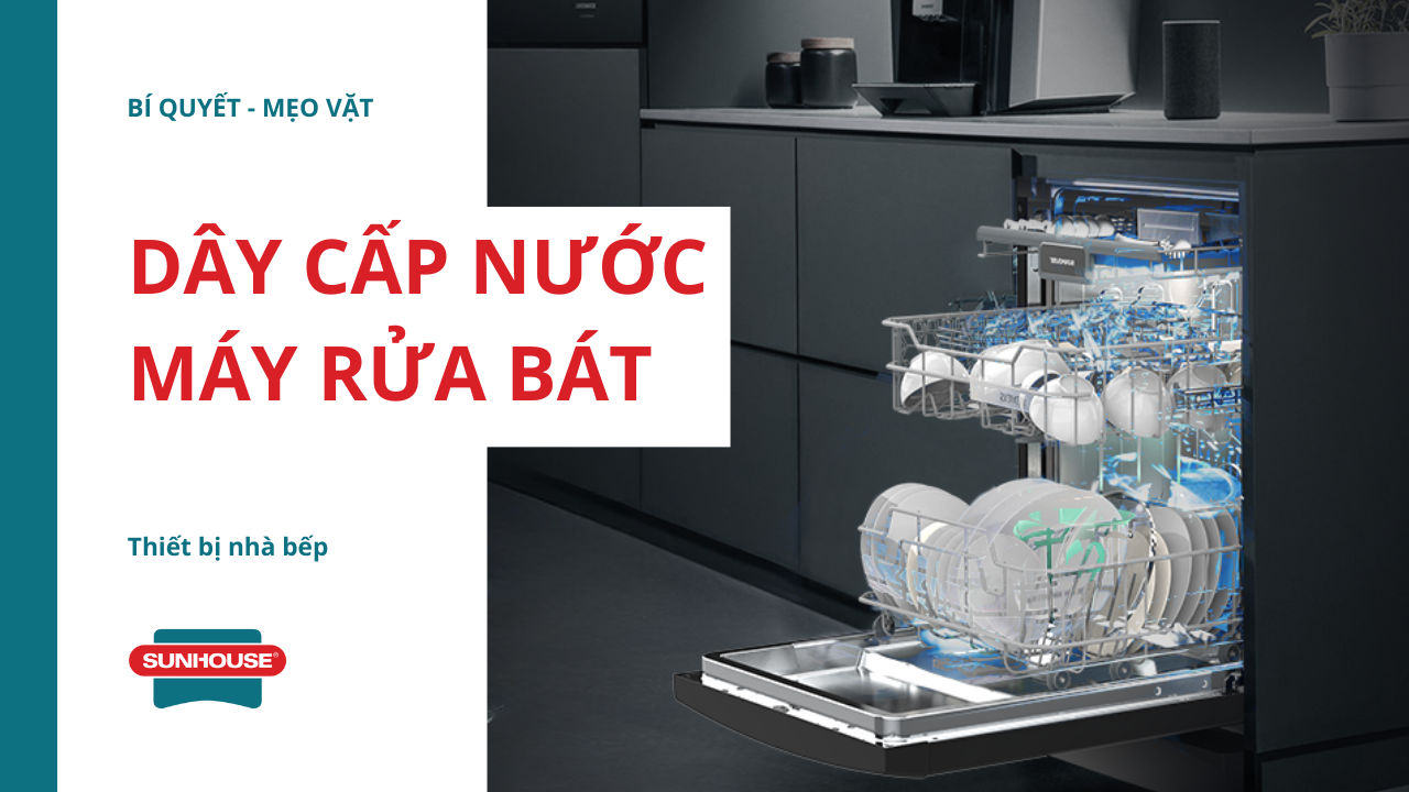 Dây cấp nước máy rửa bát