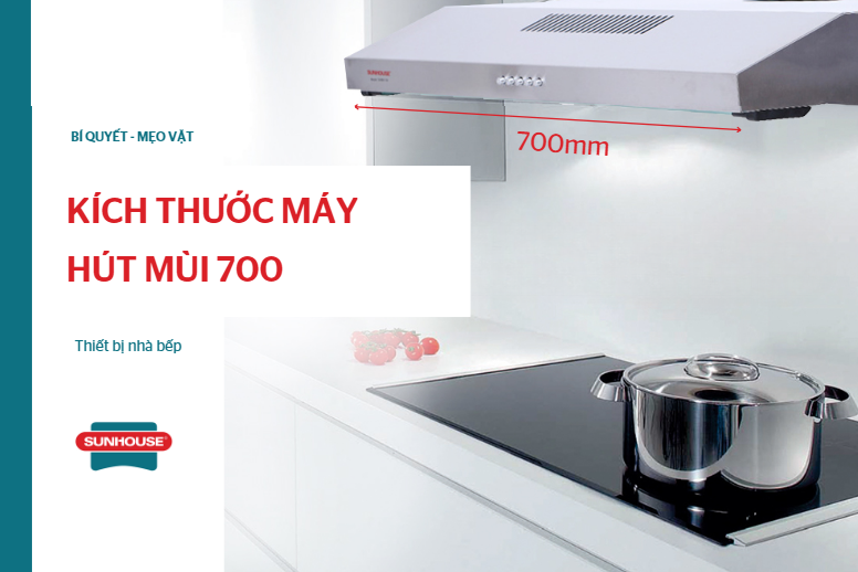 Kích thước máy hút mùi