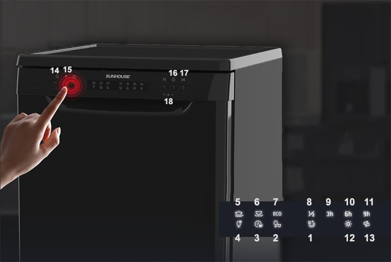 Kiểm tra độ êm ái của máy rửa bát