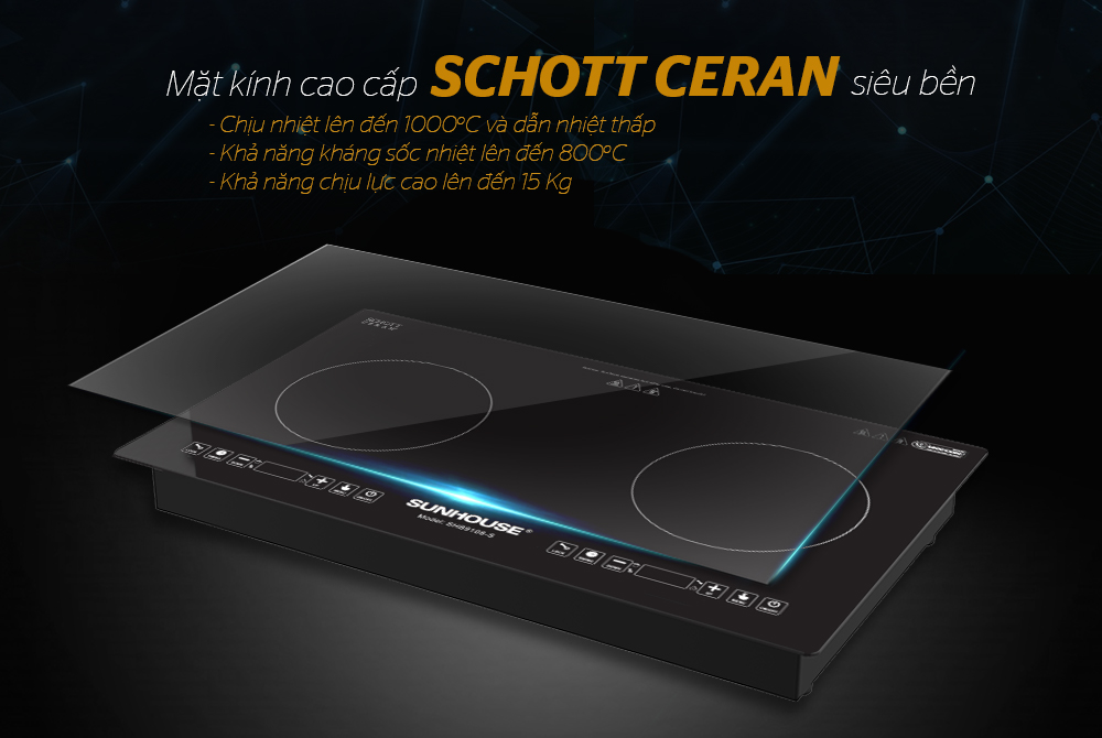 Mặt kính Schott Ceran