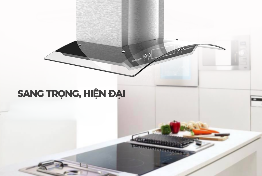 Máy hút mùi đem lại vẻ đẹp hiện đại