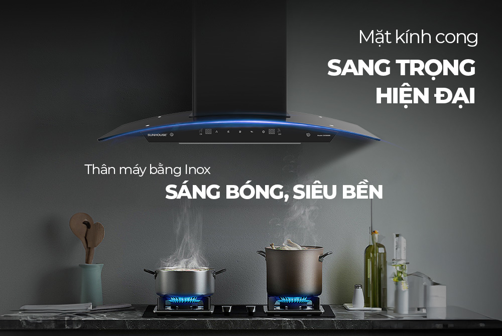 Máy hút mùi thiết kế đa năng