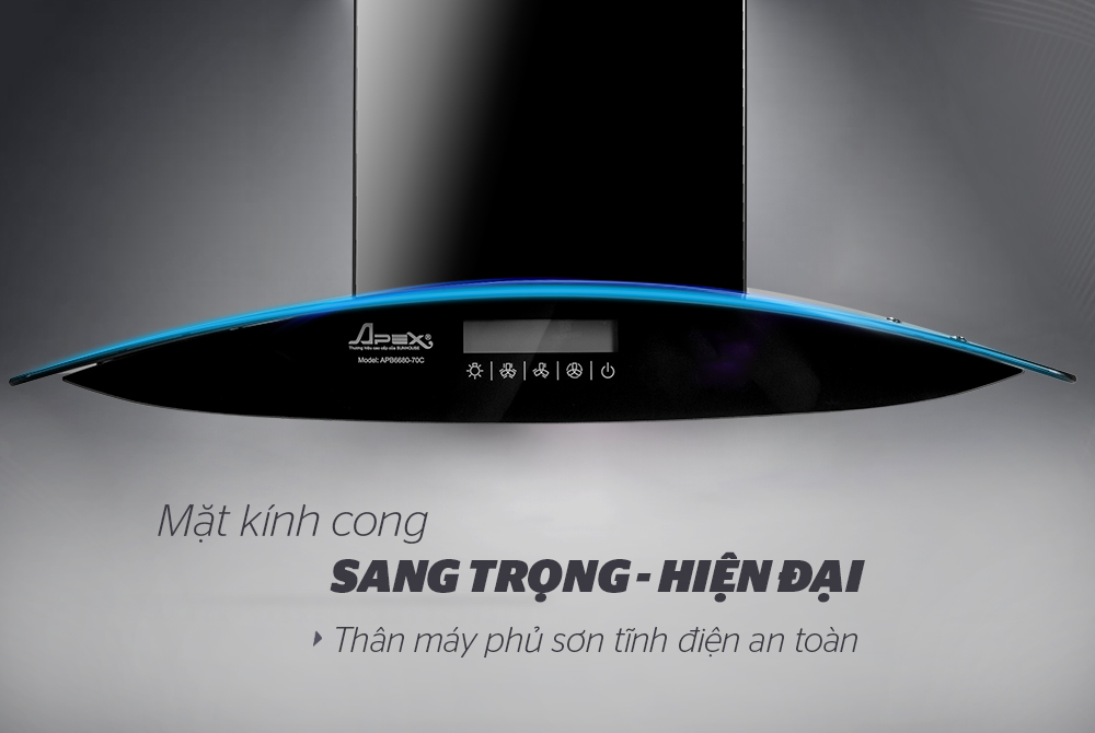 Máy hút mùi vỏ làm từ inox