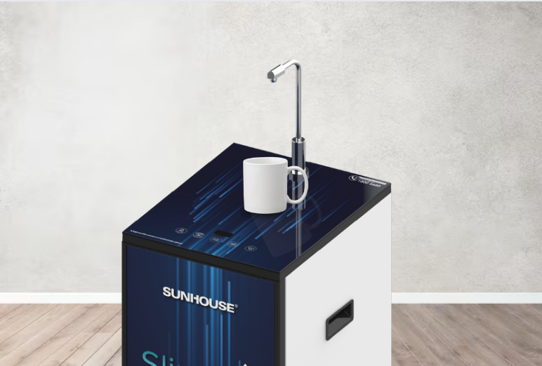 Máy lọc nước bị e khí