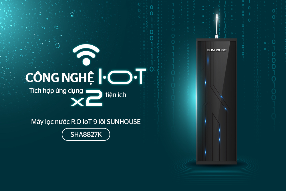 Máy lọc nước RO IoT 9 lõi