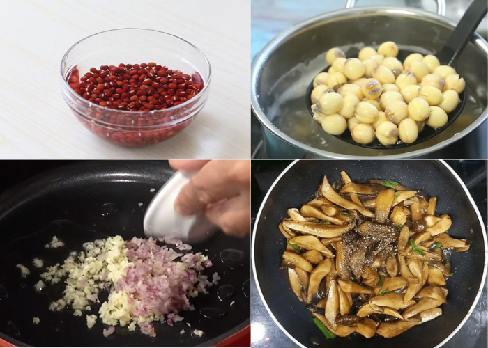 Sơ chế nguyên liệu nấu cháo