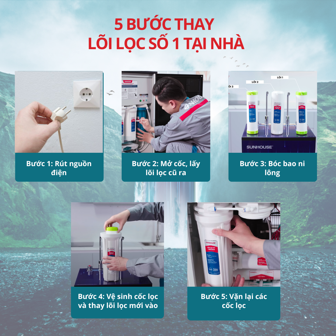 Thay lõi số 1