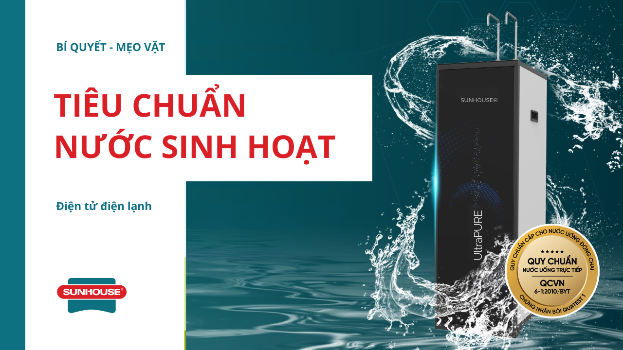 Tiêu chuẩn nước sinh hoạt