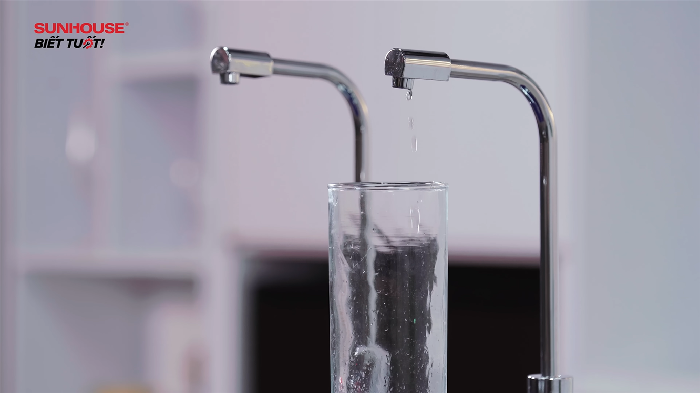 Vòi nước bị tắc