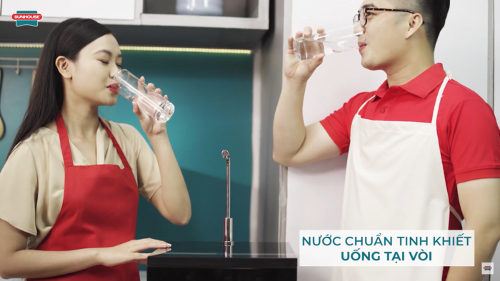 Người dùng nên ưu tiên uống nước lọc thay vì uống nước đun sôi để nguội