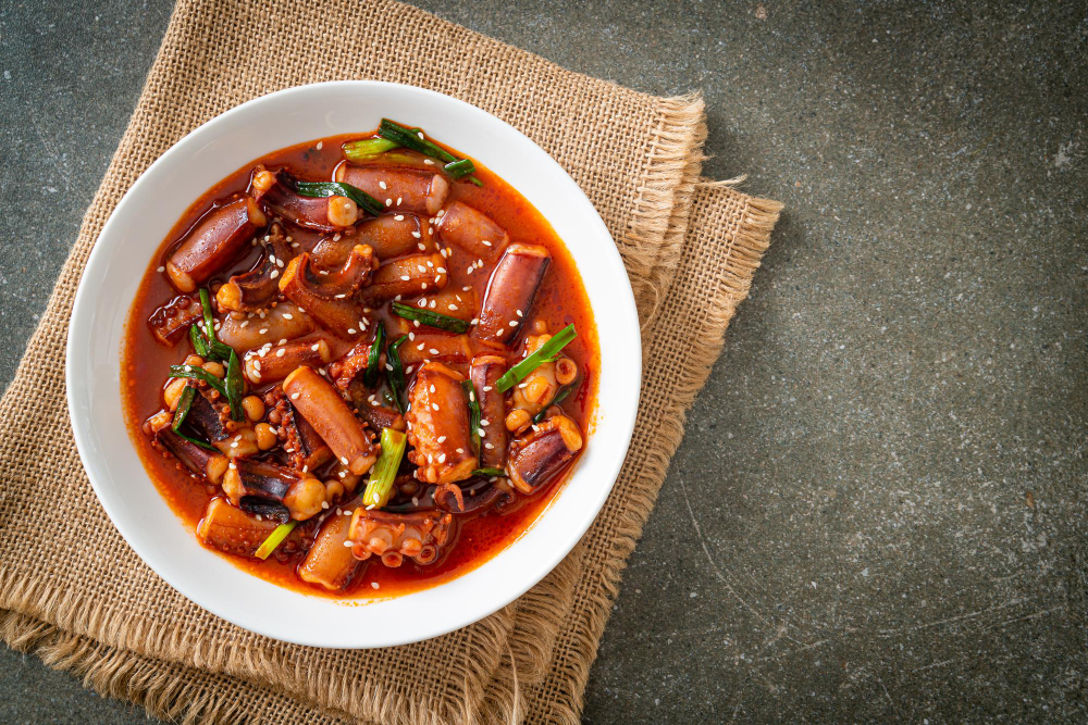 Bạch tuộc nướng thơm ngon, dai giòn sần sật