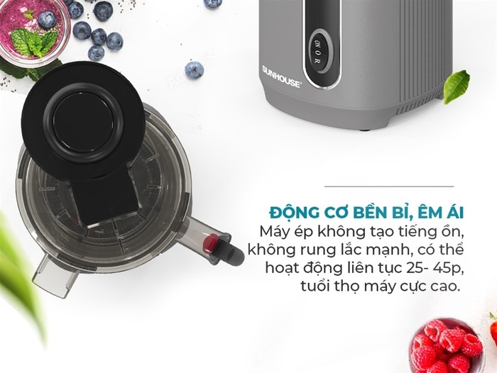 Máy ép chậm công suất từ 200 - 400W thích hợp với những gia đình có tần suất sử dụng nhiều, các quán cafe nhờ động cơ êm ái, bền bỉ, có thể hoạt động liên tục