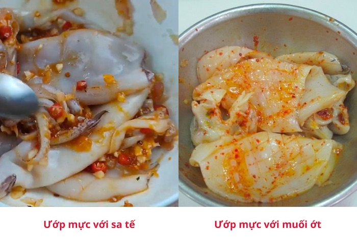 2 cách ướp mực tươi để nướng