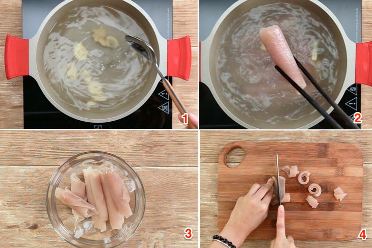 Cách làm bim bim da heo chiên giòn thơm ngon với chảo chống dính 2