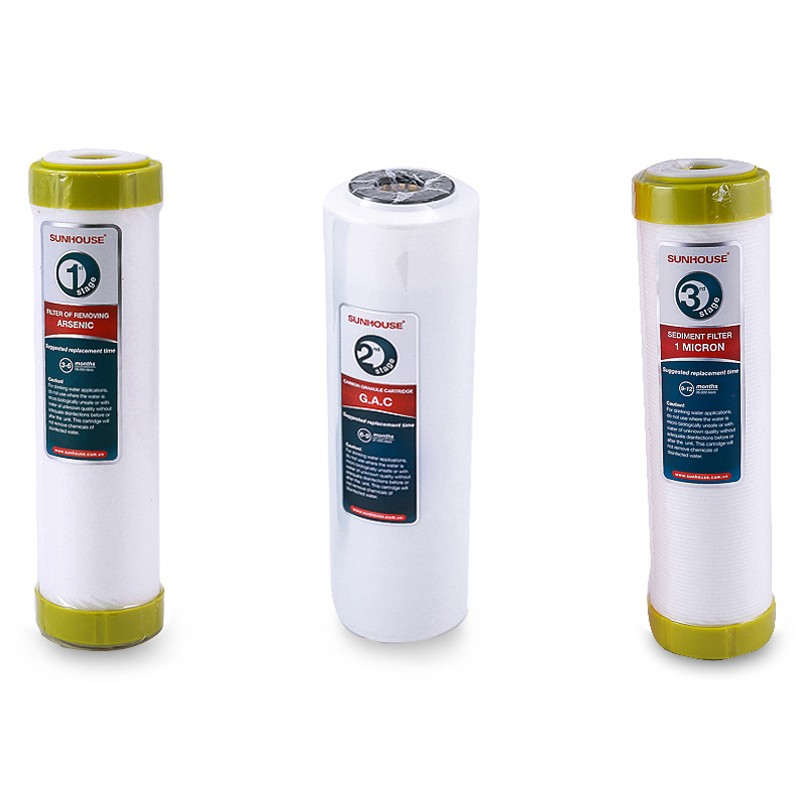 Chuẩn bị lõi lọc mới chính hãng để đảm bảo chất lượng nước lọc đầu ra