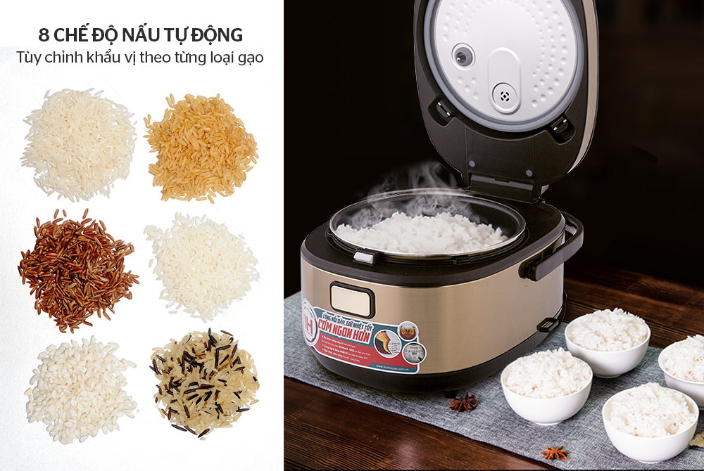 Nồi cơm điện cao tần SUNHOUSE có tốt không? 4