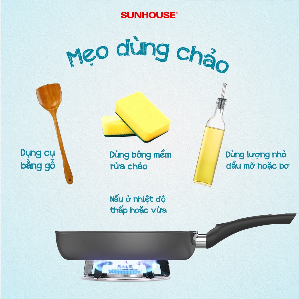 KÉO DÀI TUỔI THỌ CỦA CHẢO CHỐNG DÍNH TỪ NHỮNG ĐIỀU NHỎ NHẶT NGAY KHI MỚI MUA VỀ 5