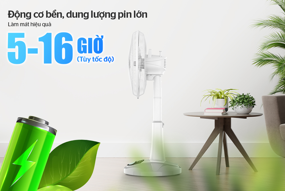 Nên chọn mua quạt sạc (quạt tích điện) loại nào tốt cho gia đình có con nhỏ? 5