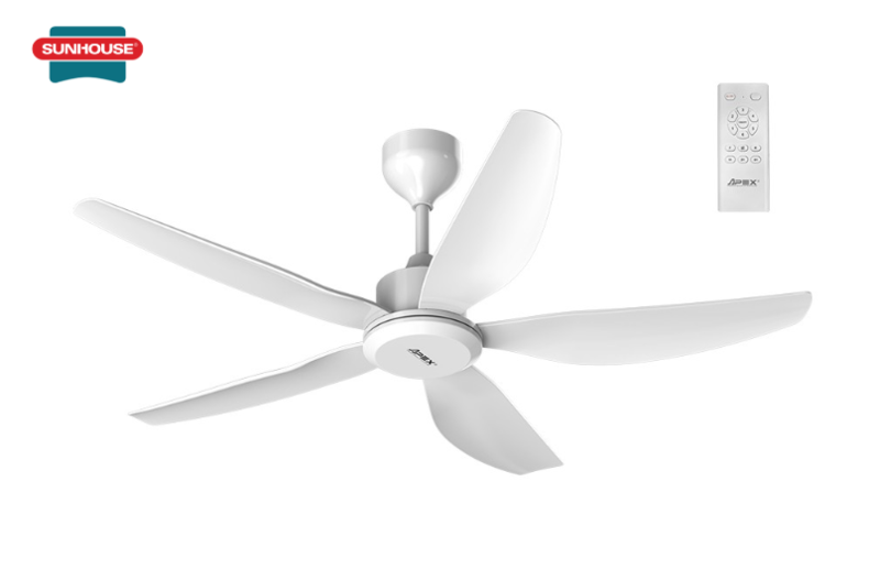 Kích thước quạt trần ảnh hưởng trực tiếp đến lưu lượng gió và độ an toàn khi sử dụng