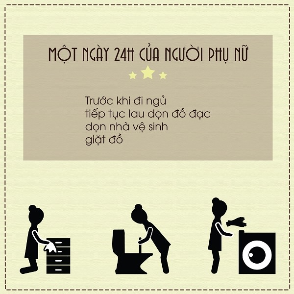 Một ngày 24h vất vả của người phụ nữ 3