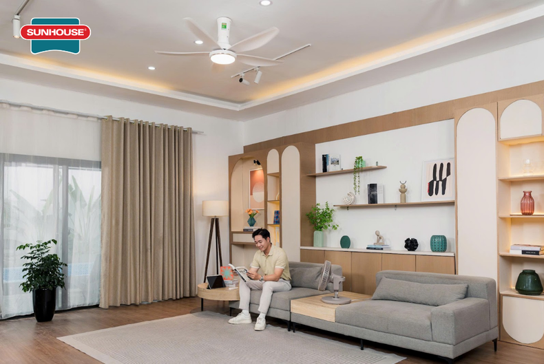 Bạn cần kiểm tra khoảng cách và kết cấu chịu lực khi lắp đặt quạt trần thạch cao