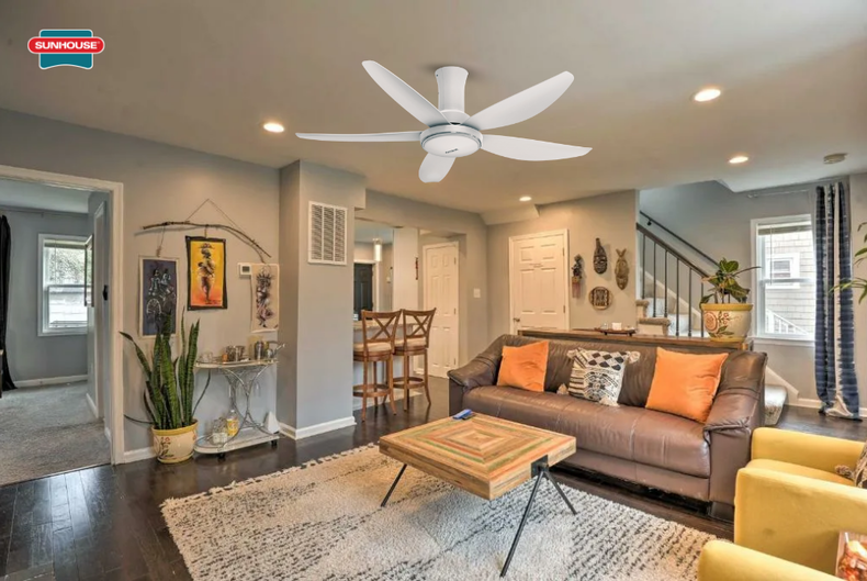 Quạt trần SUNHOUSE APEX APF7676W sở hữu thiết kế đa năng 2 trong 1