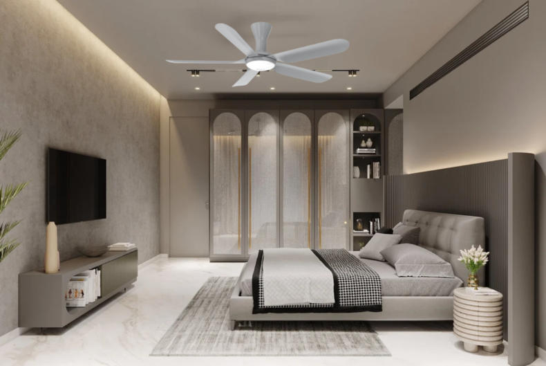 Quạt trần SUNHOUSE APF7688W phù hợp cho phòng khách cần sự yên tĩnh