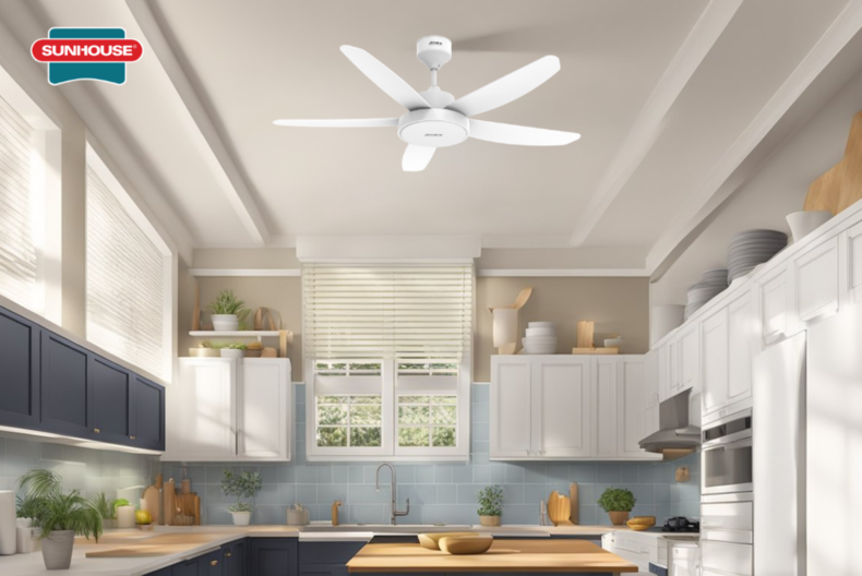 Bạn cần xem xét kỹ lưỡng chất liệu cánh quạt, động cơ cũng như vị trí lắp đặt trước khi lựa chọn quạt trần cho nhà bếp