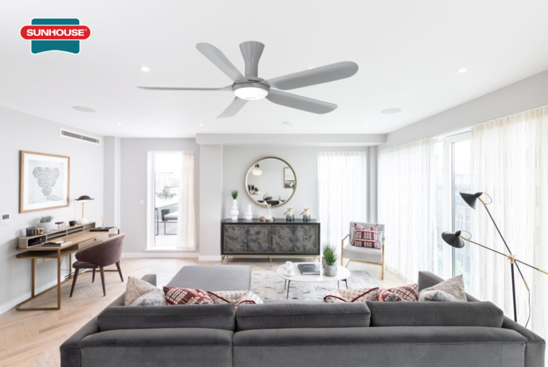 Quạt trần đèn giúp tối ưu hoá không gian sống hiện đại