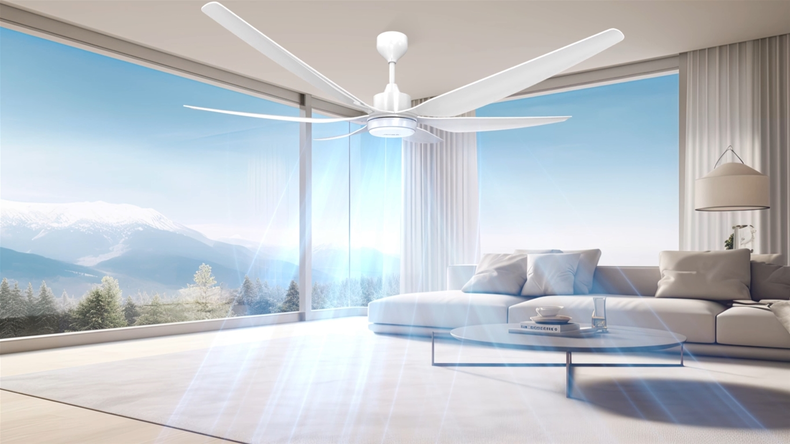 Quạt trần có khả năng làm mát hiệu quả trong không gian rộng 15m² - 25m²