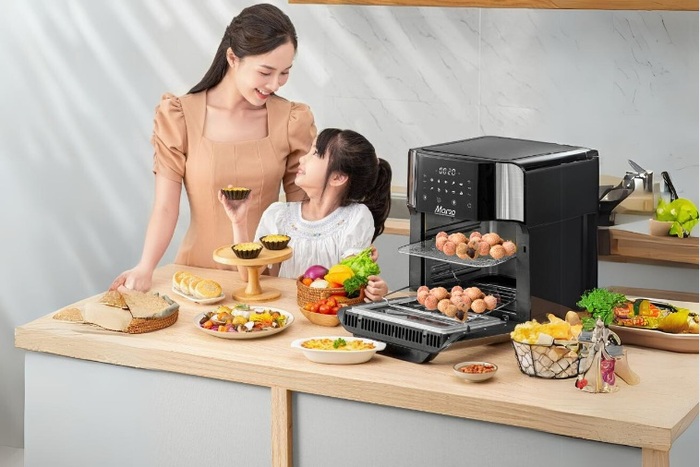 Tiết kiệm thời gian sấy vải hơn với nồi chiên không dầu 