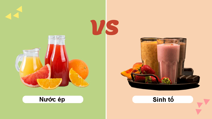 So ánh máy ép trái cây và máy xay sinh tố