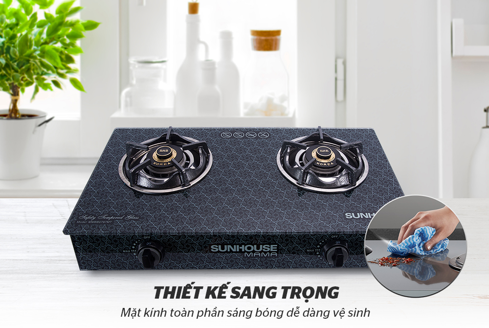 BẾP GAS DƯƠNG KÍNH SUNHOUSE MAMA MMBB0787MT 1