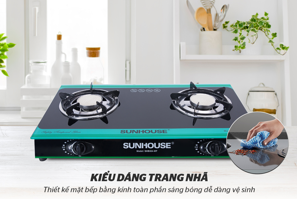 BẾP GAS DƯƠNG HỒNG NGOẠI SUNHOUSE SHB004MT 1